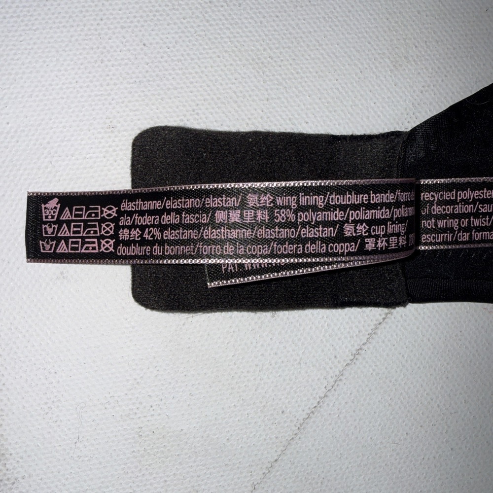 Victoria's Secret So Obsessed Sexy Black Adds 1.5 Cup Push Up Wired Bra Size 36C - Picture 5 of 8